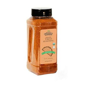Organic Taco Seasoning ? Bold & Authentic Flavor All-Natural, Gluten-Free & Non-GMO Perfect for Tacos, Fajitas, Burritos, and Tex-Mex Dishes (18 oz. Large Bulk Pack) HqO Organic Taco Seasoning Bold & Authentic Fla
