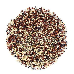 Food to Live Organic Tri-Color Quinoa, 20 Pounds ? Non-GMO, Blend of White, Black, and Red Quinoa, Whole Grain, Raw Seeds, Non-Irradiated, Kosher, Vegan, Sproutable, Sirtfood, Bulk, Rice Replacement. Food to Li
