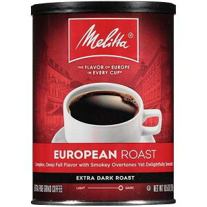 ??? ???? ??? ???? ?? ??? ?? ??, 10.5 ?? (6? ?) Melitta European Roast Coffee, Extra Dark Roast, Extra Fine Grind, 10.5 Ounce can (Pack of 6)