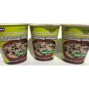 Nora Kitchen �M�i�^�� �����S �Γ��̃R�R�i�b�c�~���N�f�U�[�g 75g�A3 �p�b�N Nora Kitchen Ginataang Monggo Mung Bean in Coconut Milk Dessert 75g, 3 Pack