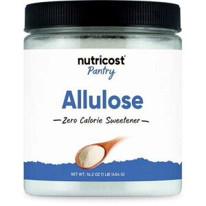 454 ?? (1?), ?????? ???? ??? (454 ??) - ?? ??, 0 ???, ?????, ?? ?? ???, ?? ?? Nutricost Allulose Sweetener (1 LB) - KETO Sugar, 0 Calorie, Low Carb, Natural Sugar Alte