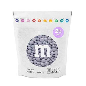 M&M's ??? ?? 2??? ??? ?? M&M�fS WORLD Light Purple Milk Chocolate Candy - 2lbs Resealable Purple Candy Pack for Easter, Mother's Day, Graduations, Birthday Parties, Weddings, Celebrations, Birthday Decor