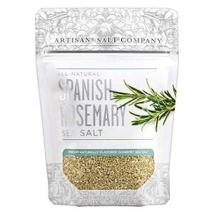 Artisan Salt Company Fusion �V�R�����̃X�y�C���Y���[�Y�}���[�C���A�W�b�v�g�b�v�|�[�`�A4�I���X SaltWorks Artisan Salt Company Fusion Naturally Flavored Spanish Rosemary Sea Salt, Zip-Top Pouch, 4 Ounce