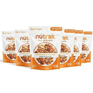 ???? - ?? ?? ???? ??? ?? ?? ??? - ????? ?? ? ?? - ????? 2g - ???, ??, ??? ? (11??) (1??) (6??) NuTrail Nut Granola Cereal, Cinnamon Pecan, No Sugar Added, Glu