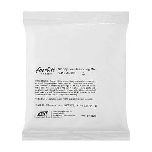 ?? ?? ??? ? ??? ??, 11?? ?? (6? ?) Foothill Farms Sloppy Joe Seasoning Mix, Simple Preparation, Flavorful & Zesty Blend of Onions & Spices, Just Add Your Favorite Protein & Tomato Paste, Glute