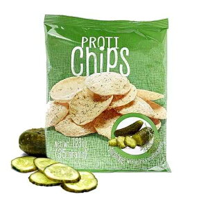 ProtiWise Dill Pickle Protein Chips High Protein 14g, High Fiber Gluten-Free, Low Calorie, Low Carb Snack Guilt-Free Healthy Snacks 7/Bags ProtiWise Dill Pickle Protein Chips High Protein 14g, High Fiber Gluten-Free, Lo
