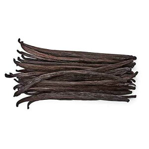 50 Vanilla Beans - Whole Extract Grade B Pods for Baking, Homemade Extract, Brewing, Coffee, Cooking - Tahitian Vanilla Bean Kings 50 Vanilla Beans - Whole Extract Grade B Pods for Baking, Homemade Extract, Brewing