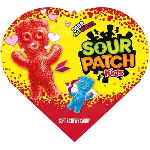 ?? ?? ?? ???? ??? & ??? ???? ??, 1 ?? ?? (??? ?? ? 2?) SOUR PATCH KIDS Soft & Chewy Valentines Day Candy, 6.8 oz Heart Shaped Box