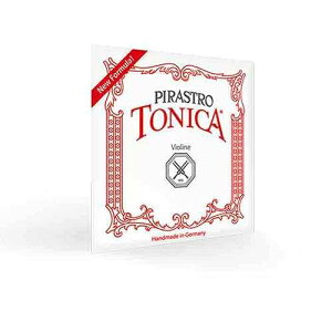 Pirastro Tonica 1/2-3/4 Size Violin String Set, Medium Gauge with Ball End E, Premium Strings Made With Fine Flexible Synthetic Nylon Core, Replacement Accessory for Professional and Student Violin Pirastro Tonica 1/2-3/4