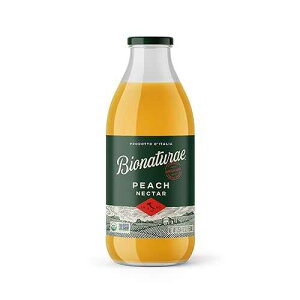 ?????? ??? ??, ???, 750ml Bionaturae Organic Peach Nectar - Peach Juice, Peach Nectar Juice, Non-GMO, USDA Certified, No Sugar Added, No Preservatives, Organic Peach Nectar, Made In Italy - 25.4 Oz