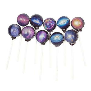 ??? ???, ??? ??? ??? ??? ?? ?, ?? ??, ??? ?? ?, 10? ??? ?? ??, 2???, ??? ??? Sparko Sweets Galaxy Lollipops, Galactic Designs, White Peach Flavor, 10 Pieces, 2 lbs,