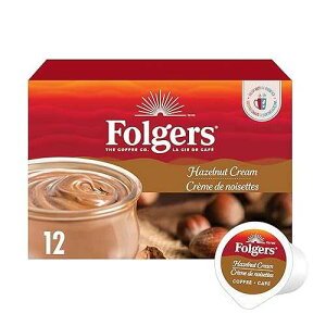 �t�H���W���[�Y �w�[�[���i�b�c �N���[�� K �J�b�v �R�[�q�[ �|�b�h 12 �� Folgers Hazelnut Cream K-Cup Coffee Pods 12 Count