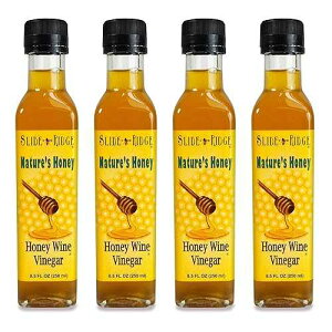 Slide Ridge Nature's Honey Wine Vinegar 8.5 fl oz - ���͓I�ȃ}���l�A�O���[�Y�A�h���b�V���O�����܂��傤�B4�p�b�N Slide Ridge Nature's Honey Wine Vinegar 8.5 fl oz - Create enticing marinades, glazes, and dressings! 4 Pack