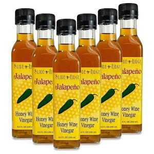 ???? ?? ???? ?? ?? ?? 8.5?? ?? - ???? ?????, ???? ? ???? ????! 6? ? Slide Ridge Jalapeno Honey Wine Vinegar 8.5 fl oz - Create enticing marinades, glazes, and dressings! 6