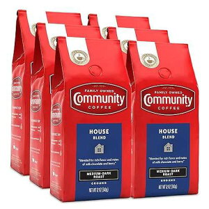 ???? ?? ??? ??? 72??, ??? ?? ??? ?? ??, 12?? ? (6?) Community Coffee House Blend, 72 Ounces Ground Coffee, Medium Dark Roast, 12 Ounce Bag (Pack of 6)
