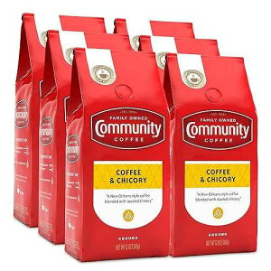 ???? ?? ?? & ??? ??? ?? 72??, ??? ?? ??? ?? ??, 12?? ? (6?) Community Coffee and Chicory, 72 Ounces Ground Coffee, Medium Dark Roast, 12 Ounce Bag (Pack of 6)