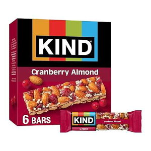 KIND Nut Bars, Cranberry Almond, 1.4 Ounce, 60 Count, Gluten Free, Low Glycemic Index, 5g Protein