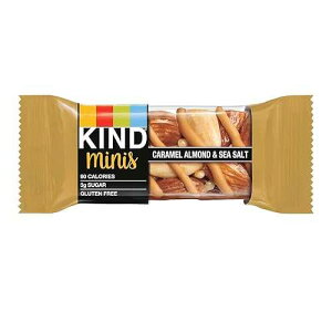 KIND Mini Bars, Dark Chocolate Nuts & Sea Salt/Caramel Almond & Sea Salt, Gluten Free, 100 Calories, Low Sugar, 80 Count KIND Mini Bars, Dark Chocolate Nuts & Sea Salt/Caramel Almond & Sea Salt, Gluten Free,