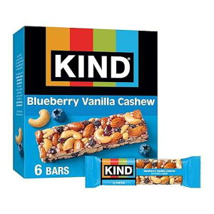 KIND Healthy Snack Bar, Blueberry Vanilla Cashew, 5g Protein, Gluten Free Bars, 1.4 OZ, (60 Bars) KIND Healthy Snack Bar, Blueberry Vanilla Cashew, 5g Protein, Gluten Free Bars, 1.4 OZ, (60 Bars)