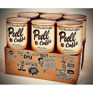 �v�� �J�t�F �E�b�h ���[�X�g �R�[�q�[ ���b�h �_�[�N 2 �|���h 6 �p�b�N Pull Caffe Wood Roasted Coffee Med Dark 2 lb 6 pack