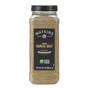 Watkins Gourmet Spice, Organic Garlic Salt, Bulk Food Service Size, 33.5 oz (Pack of 1) Watkins Gourmet Spice, Organic Garlic Salt, Bulk Food Service Size, 33.5 oz (Pack of 1)