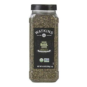 Watkins Gourmet Spice, Organic Basil, Bulk Food Service Size, 4.9 oz (Pack of 1) Watkins Gourmet Spice, Organic Basil, Bulk Food Service Size, 4.9 oz (Pack of 1)