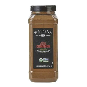 Watkins Gourmet Spice, Organic Ground Cinnamon, Bulk Food Service Size, 14.7 oz (Pack of 1) Watkins Gourmet Spice, Organic Ground Cinnamon, Bulk Food Service Size, 14.7 oz (Pack of 1)