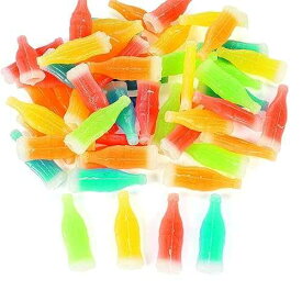 Fun Express Wax Candy Bottles - Classic Nik L Nips Style Old Fashioned Candy 50 Retro Wax Bottle Candy with Liquid Candy Inside Nostalgic 80s 90s Vintage Candy for Parties & Candy Buffet