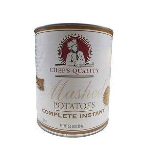 �V�F�t�̕i��: �}�b�V���|�e�g �R���v���[�g �C���X�^���g 5.43 �|���h�B Chef's Quality: Mashed Potatoes Complete Instant 5.43 Lb.