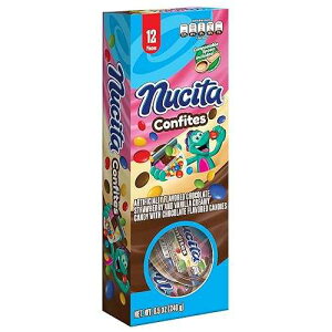 NUTRESA Nucita Confites, Creamy Chocolate, Vanilla and Strawberry Candy,12 Ct Box, 8.5 oz