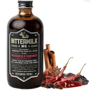 Bittermilk No.6 Oaxacan Old Fashioned Mix ? Old Fashioned Syrup - All Natural Handcrafted Cocktail Mixer ? Makes 17 Drinks