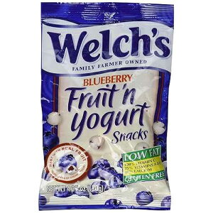 WELCH'S �t���[�c&���[�O���g�X�i�b�N�A�u���[�x���[�A4.25�I���X Welch's WELCH�eS Fruit 'n Yogurt Snacks, Blueberry, 4.25 Ounce