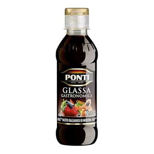 �m�� Ponti: Gastronomic Glaze with Balsamic Vinegar of Modena PGI 8.8 Ounces (250g) Bottles (Pack of 6) [ Italian Import ]