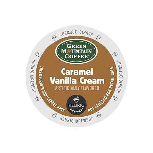 �O���[�� �}�E���e�� �R�[�q�[ �L�������� �o�j�� �N���[�� �R�[�q�[ K-�J�b�v Green Mountain Coffee Roasters Green Mountain Coffee Caramel Vanilla Cream Coffee K-Cups