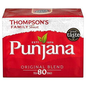Accpo Thompsons Punjana Tea Bags 80 per pack - Pack of 2