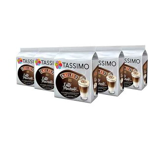 �^�b�V�� ���e �}�L�A�b�g �x�C���[�Y �R�[�q�[ �J�v�Z���A5 �p�b�N Tassimo Latte Machiatto Baileys Coffee Capsules, Pack of 5