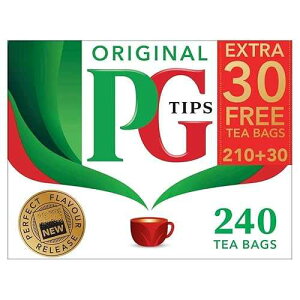 PG Tips Black Tea, Original Tea Bags, 240-Count Box (Pack of 2)