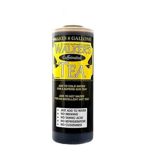 �J�t�F�C������t�̒��Z�k�� - 8 �K�����ɂȂ�܂�! Walker's Tea Liquid Tea Concentrate with Caffeine - Makes 8 Gallons!