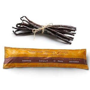 Vanilla Bean Kings 10 Vanilla Beans - Whole Extract Grade B Pods for Baking, Homemade Extract, Brewing, Coffee, Cooking - Tahitian
