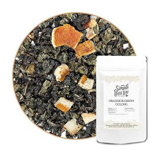 Simple Loose Leaf Tea Company Simple Loose Leaf - Orange Blossom Oolong Tea - Premium Loose Leaf Oolong Tea - High Caffeine - Classic and Mild (4 Ounce)