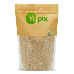 Yupik Organic White Quinoa, 2.2 lb (35.2 oz), Non-GMO, Gluten-Free, Kosher, Vegan, Raw White Grains, Unsalted, Oil-Free, Plant-Based Protein, Source of Fiber, Great Replacement for Rice & Pasta