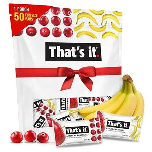 That's it. That�fs it. Fun Size Fruit Bars Variety Pack (50 Pieces, 10g Each), Non-GMO, Kosher, Gluten Free, Breakfast Snacks, Allergy Friendly (Cranberry-Banana)