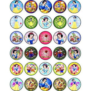 30? ?? ???? ?? ?? ??? ?? ??? ??? ?? ?? ??? ?? | ??? ??? ??? ?? ?? NATURAL BEHAVIOUR 30x Edible Cupcake Toppers ? Fairy Tale Princess and Friends-Inspired Designs | Uncut Edib