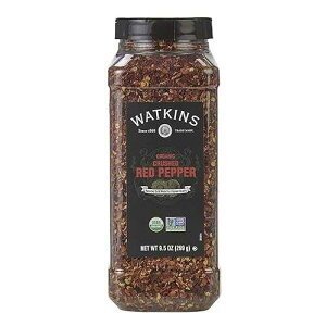 Watkins Gourmet Spice, Organic Crushed Red Pepper, Bulk Food Service Size, 9.5 oz (Pack of 1)