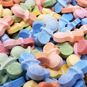 Candy Retailer Oh Baby Candy Pacifiers / Fruit Flavored / Pacifier Shaped Pressed Candy1 Lb