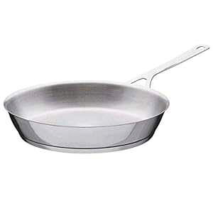A Di Alessi�A�uPOTS & PANS�v�A18/10 �X�e�����X�X�`�[�����ʎd�グ�t���C�p���A2 �N�H�[�g 32 �I���X A Di Alessi, POTS & PANS, Frying pan in 18/10 stainless steel mirror polished,2 qt 32 oz