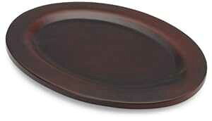 Browne (573706) 10 C`ȉ~`StCppؐȉ~`A_[Ci[ Browne Foodservice Browne (573706) Wood Oval Underliner for 10" Oval Cast Iron Fry Pans