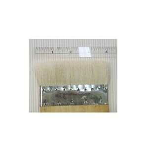 F wCN tbgEHbVuV tFt rі 3 7/8 C` (BFC6) Yasutomo Hake Flat Wash Brush with Metal Ferrule, Sheep Hair Bristles, 3 7/8 inch (BFC6)