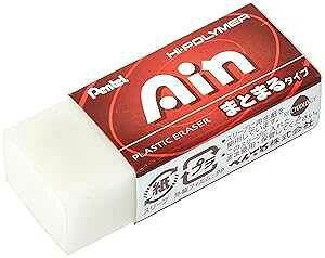 ؂Ă Ain M[TCYS ubN (ZEAS06) Pentel Ain Regular Size Eraser, Black (ZEAS06)