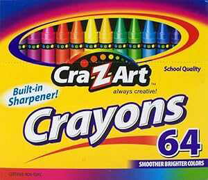 Cra-Z-art NA64 JEg (10202) Cra-Z-art Crayons, 64 Count (10202)